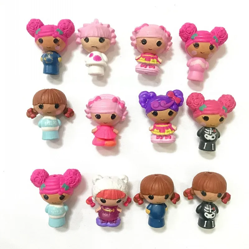 

Skyleshine 3cm MINI Lalaloopsy Dolls Girls Toys Play House Action Figures Christmas Gifts