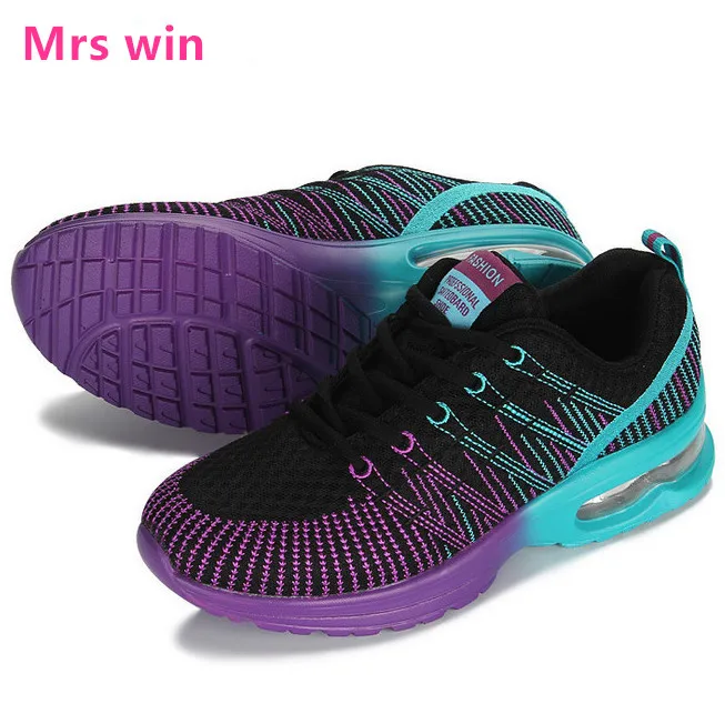 women running shoes flying sports shoes breathable sneakers shock