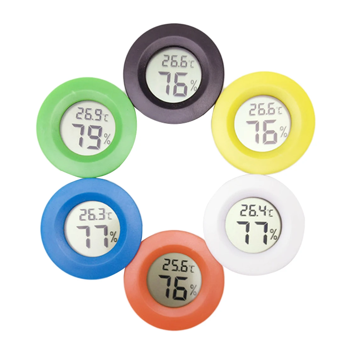 

High 1pcs Mini LCD Digital Thermometer Hygrometer Fridge Freezer Tester Temperature Humidity Meter Detector
