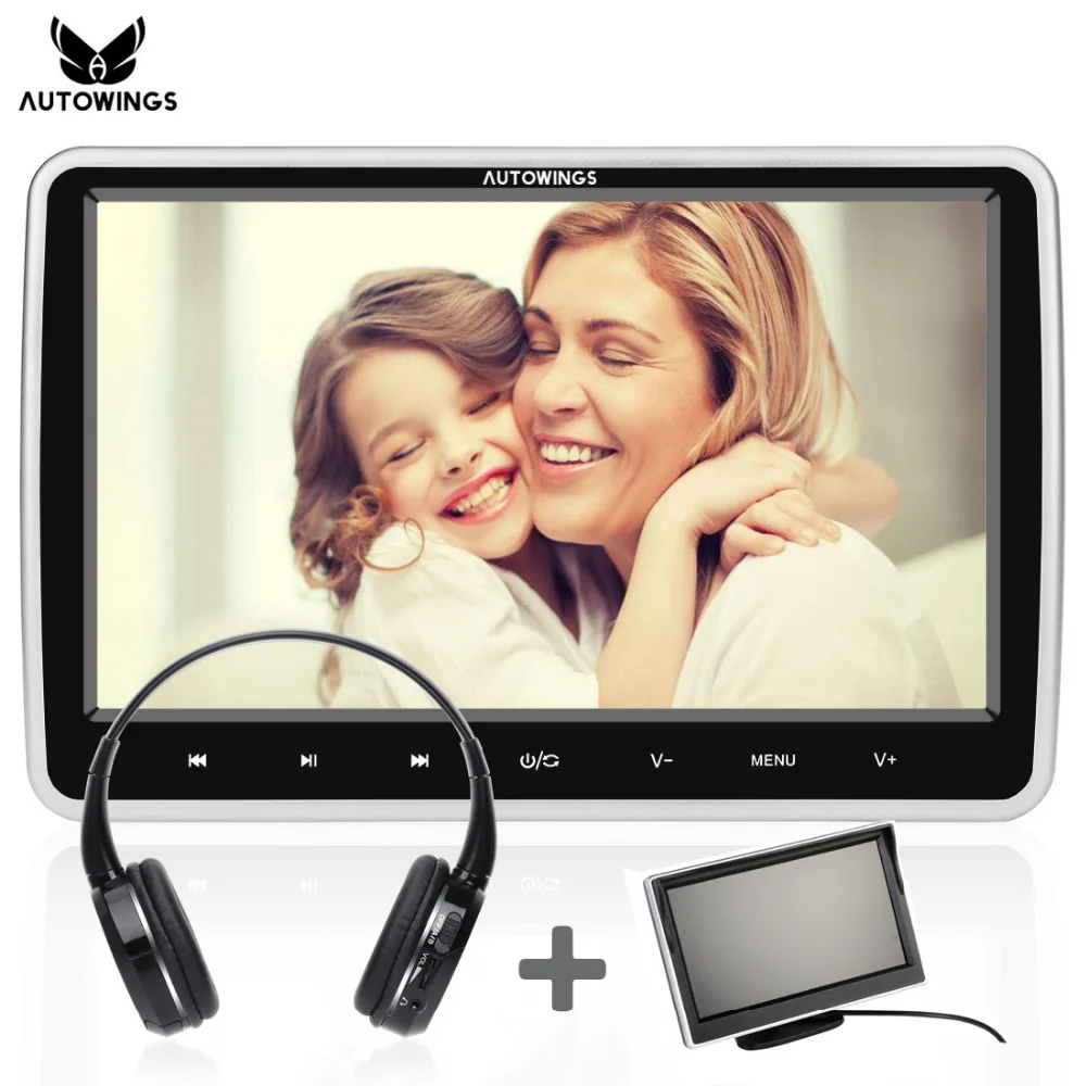 

10.1 Inch Car Headrest Monitor in Headrest DVD Player Touch Button USB/SD/HDMI/IR+5.0 inch Car Parking Monitor TFT LCD Screen