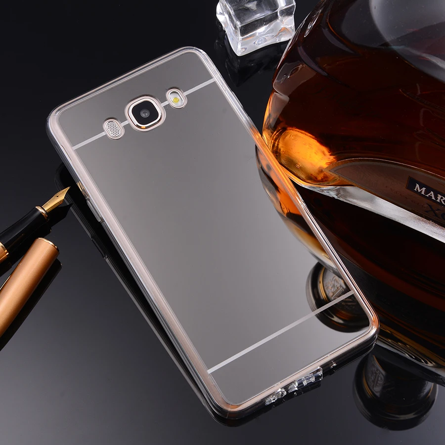 Phone Case For Samsung Galaxy J7 2016 Mirror Case Soft TPU Back Cover
