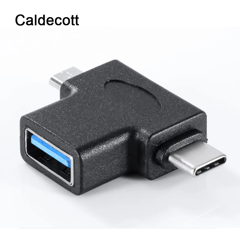 

Caldecott 3 In 1 USB 3.0 Micro USB Type-C Adapter Micro USB Type C Converter With OTG Function Cable For Xiaomi Redmi Samsung