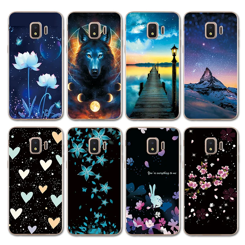 

For Samsung Galaxy J2 J5 J7 Prime Case Cover J2 Core Pro 2018 J250F Cute Heart Painted Case Silicone For Samsung J7 Neo J7 Nxt