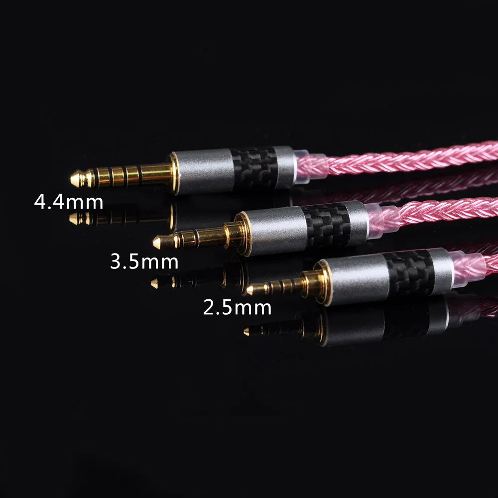 Yinyoo 16 Core посеребренный кабель 2 5/3 5/4 4 мм балансный с MMCX/2pin разъем для ZS10 AS10 C10 LZ A5 A6