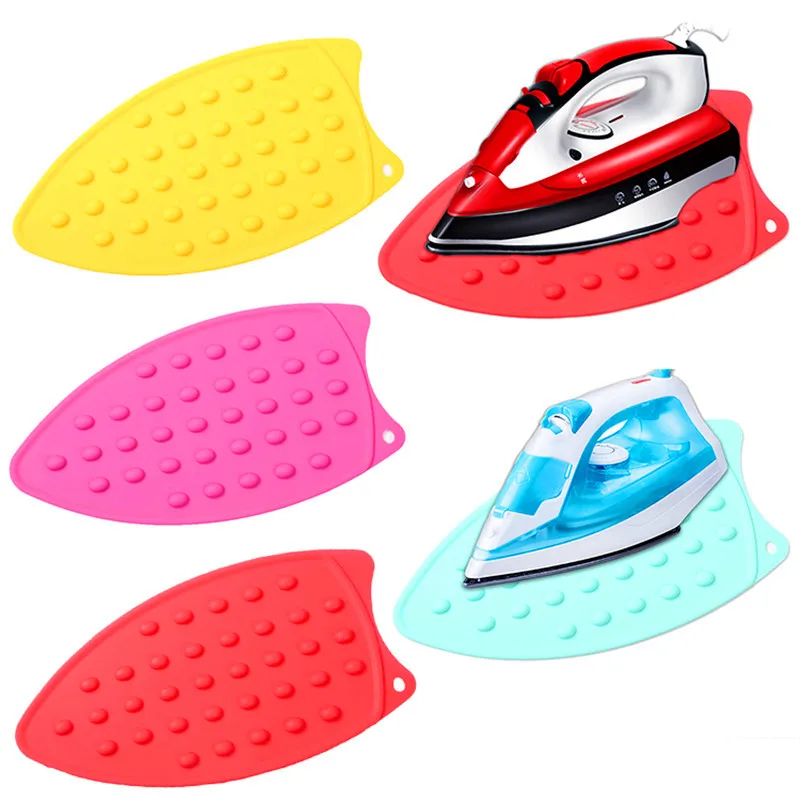 

Hot Heat Resistant Mat Dotted Bubbled European Style Pads Silicone Iron Pad For Ironing Board Dining Table Mat