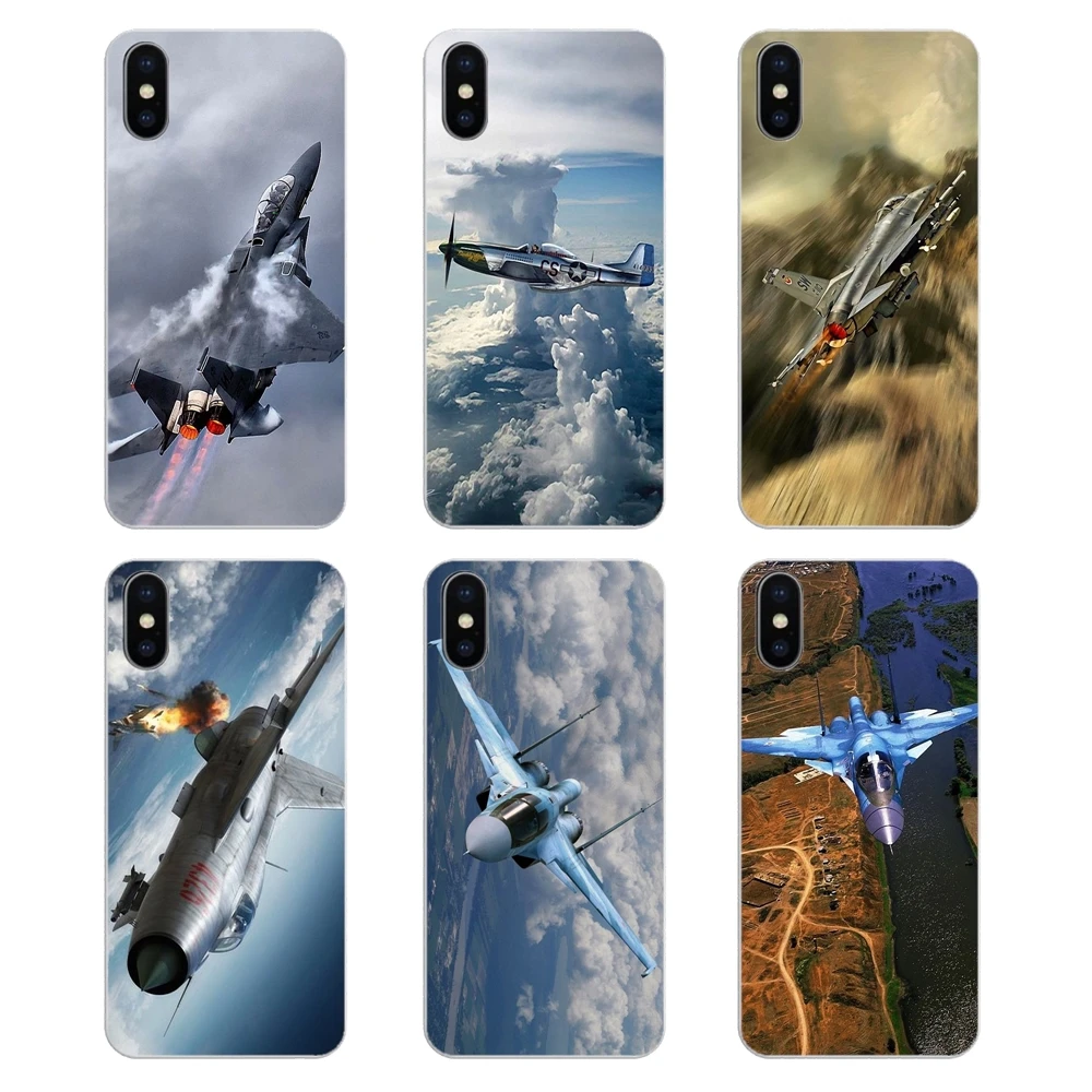 Soft Silicone Case Fighting Falcon Fighter Aircraft War Plane For Samsung Galaxy A5 A6 A7 A8 A9 J4 J5 J7 J8 2017 2018 Plus Prime |