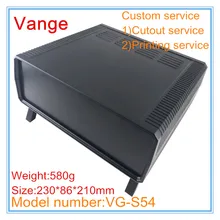 1 шт./лот, настольная распределительная коробка 230*86*210 мм, IP54, АБС-пластик, проектная коробка, корпус, вентиляционная конструкция, изготовленная профессиональной прессформы