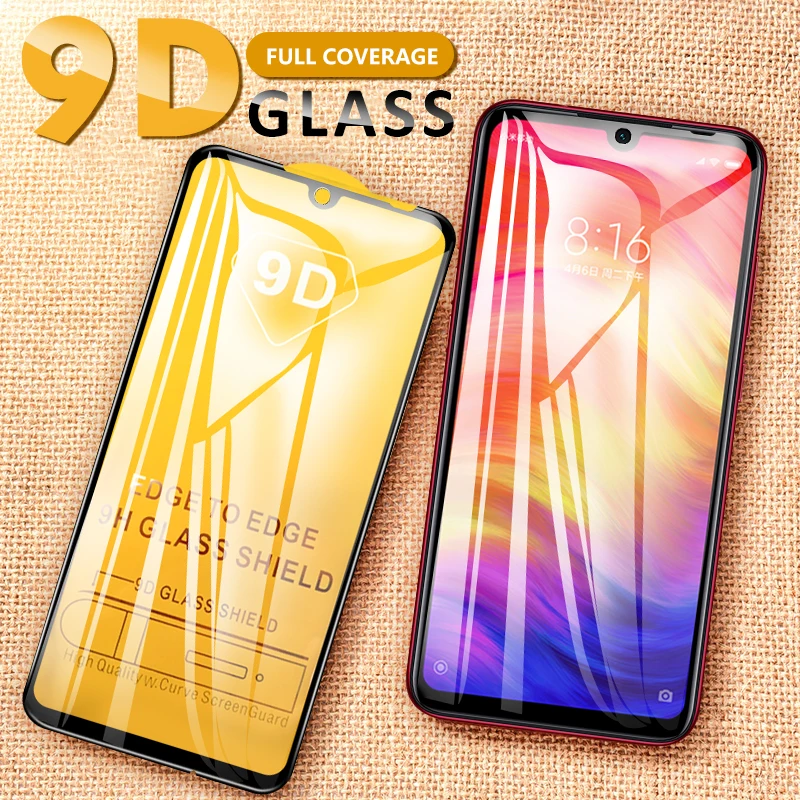 9D закаленное стекло с защитой от падения для Xiaomi Redmi 6A 6 Pro 5 Plus Note 7 pro Global полное