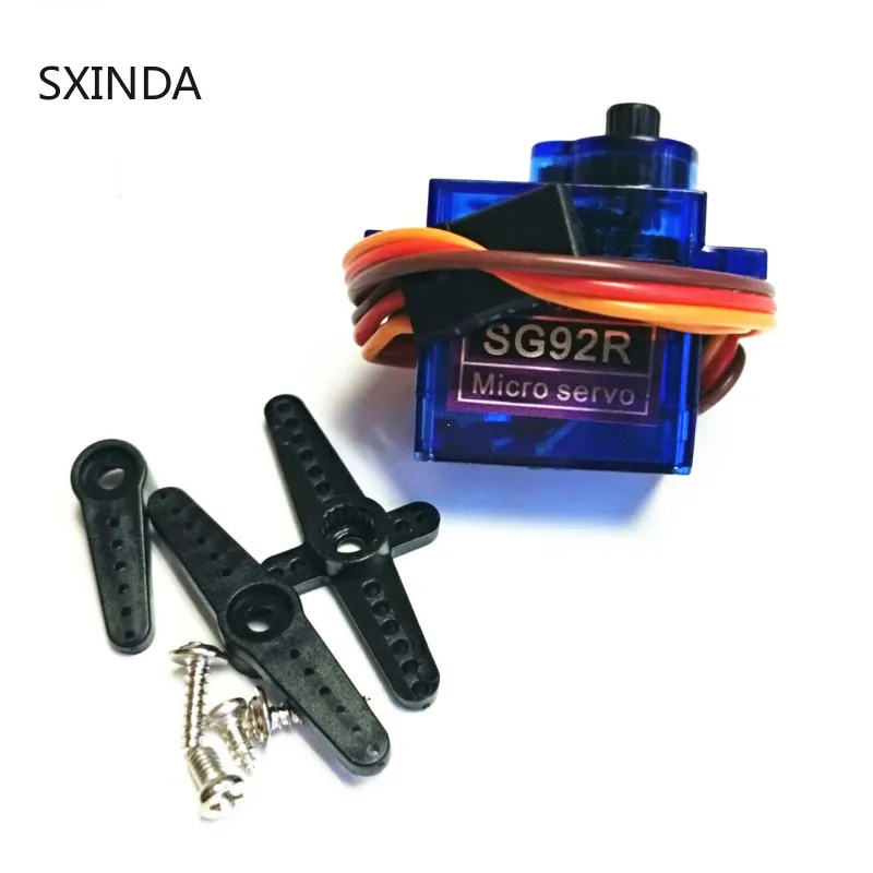 

10PCS SG92R Micro 9g Servo Nylon Carbon fiber Gears Replace SG90 For RC Model Aeromodelling Helicopter Parts 4.8V