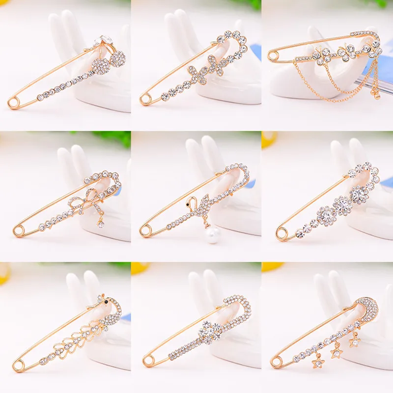 

luxury pearl brooch buckle sweater cardigan large pin badge brooch lovely corsage clothing accessories jewelry female