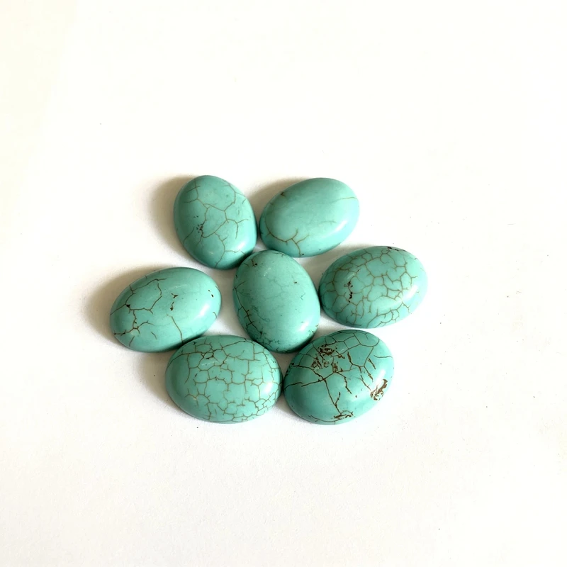 松石１５x20ｍｍ　椭圆形戒面蛋形戒面３ (3)
