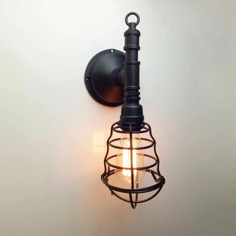 

loft vintage loft lamps water pipe arm lights industry wind bar restaurant living room dining room pub club wall sconces bra