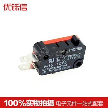 

Microswitch V-15-1C25 Microwave contact switch pulley stroke switch self-resetting silver point