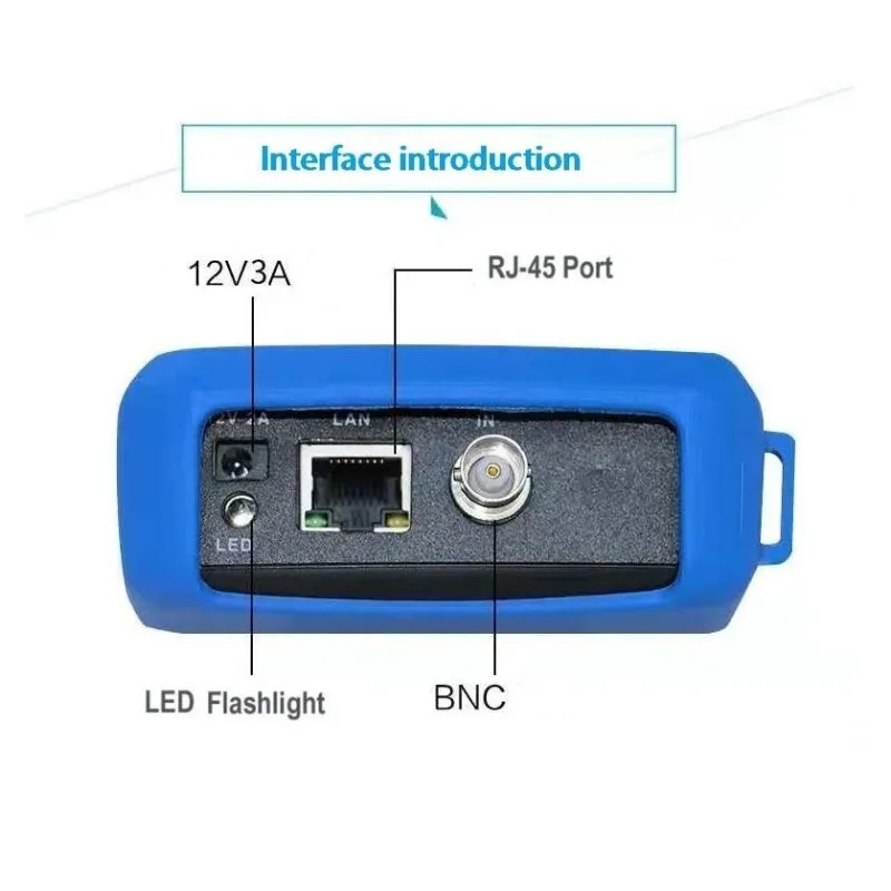  5 in 1 wifi 4.3''Touchscreen CCTV Tester with wire tracker for IPC/Analog CameraIPC 1080P AHDCVITVI