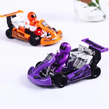 

2PCS Children's Day Gift Children's Puzzle Plastic inertia racing kart car Cartoon shapeThe Car Gift Truck Hobby