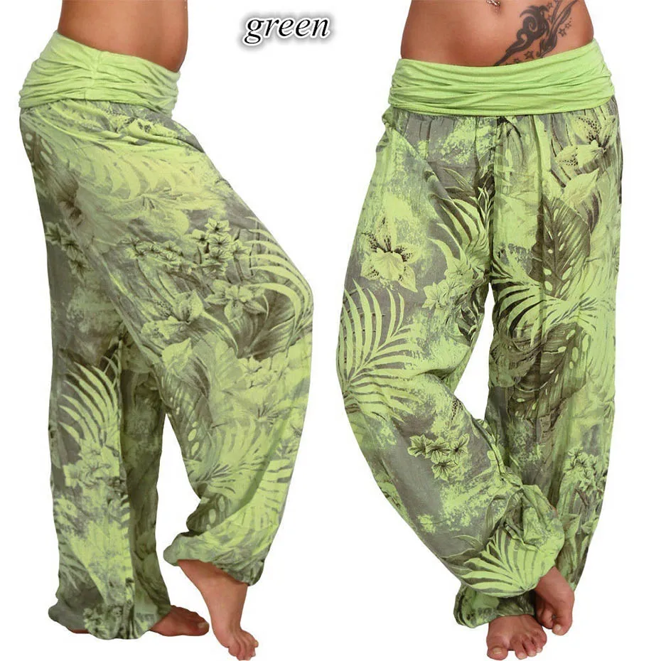 ZOGAA Haren Pants Women Trousers Folk Style Casual Solid Elastic Waist Regular Low Flat Yo-ga Pants ZOGAA Haren Pants Women Trousers Folk Style Casual Solid Elastic Waist Regular Low Flat Yo-ga Pants