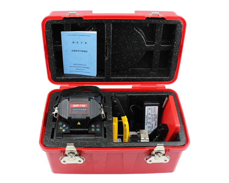 

DVP-740 Digital Fiber Optical Arc Fusion Splicer for FTTx FTTH Patch Cord ,With Fiber Optic Cleaver