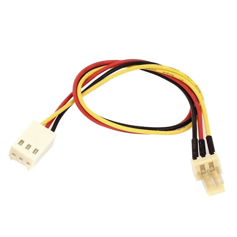 

PC Computer 3 Cable 3 Pin Cooling Fan Extension Cable 24 cm Length