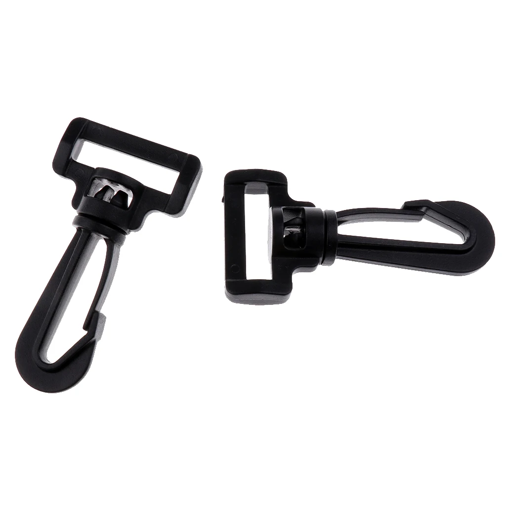 10Pcs 2/2.5/3/3.8mm Plastic Swivel Snap Hooks Buckle Hardware Paracord Outdoor Backpack Straps Webbing Bag Parts Accessories