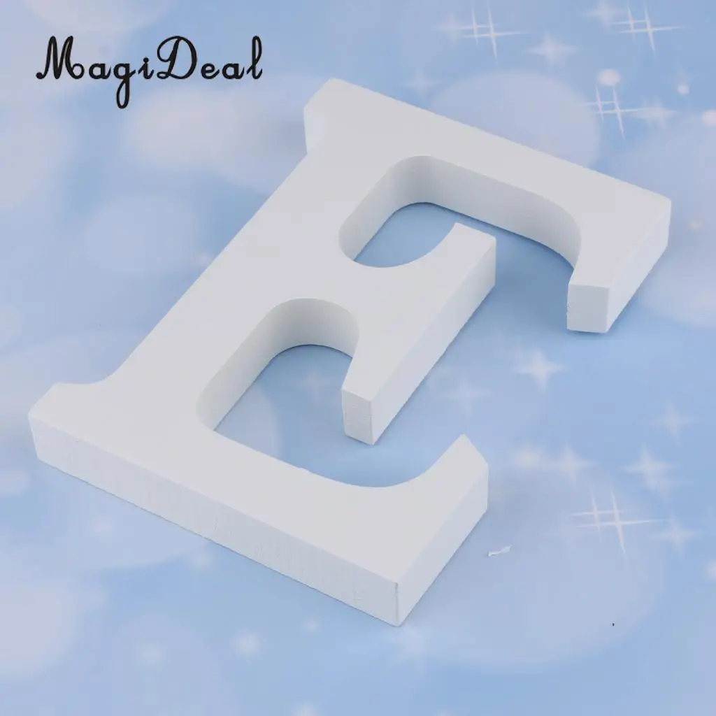DIY Wooden Alphabet Letters Sign Plaque Wall Art Hanging Decor Decal Wedding Baby Shower Party DIY Decoration
