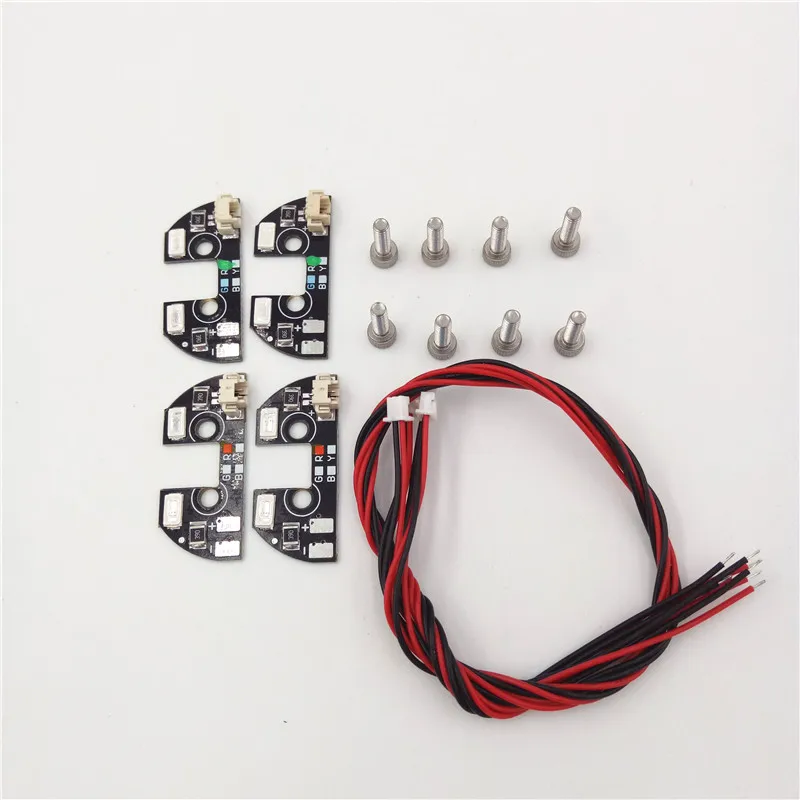 

Tarot 4pcs 5V High Power Light 4 LED Night Navigation Light F450 Rack LED Board with Cable for FPV Quadcopter F450 F330 Frame