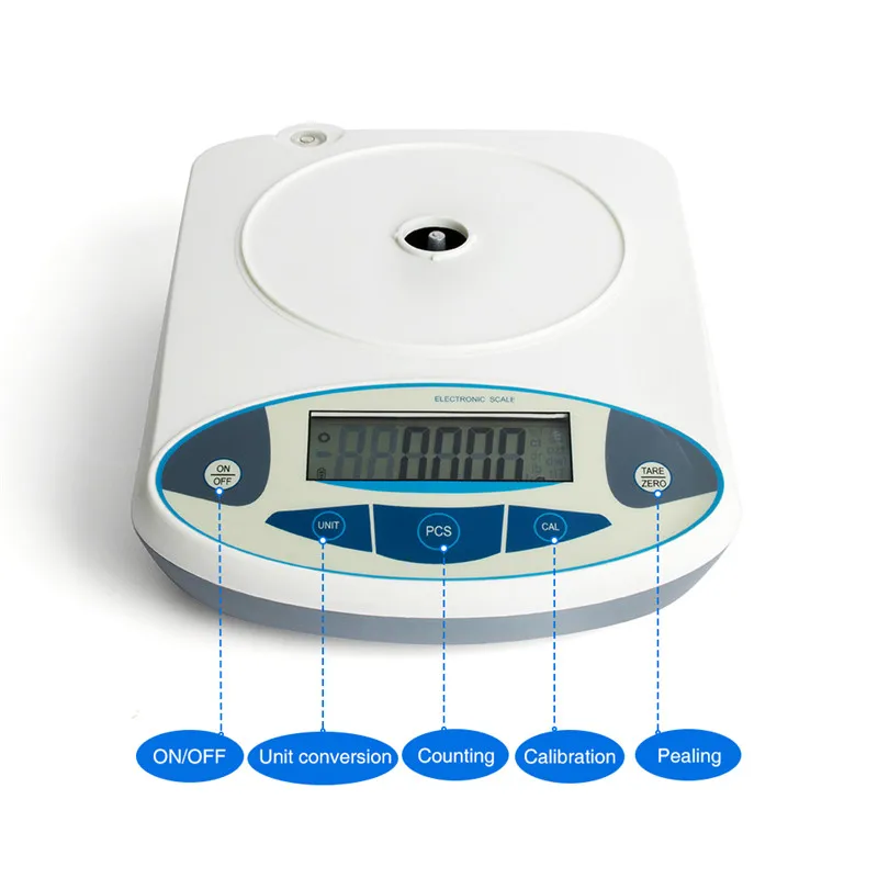 300g 0.001g Electronic Balance Digital Scale Laboratory Weight Scales High Precision Jewelry Gold Gram Analytical LCD Scales (3)