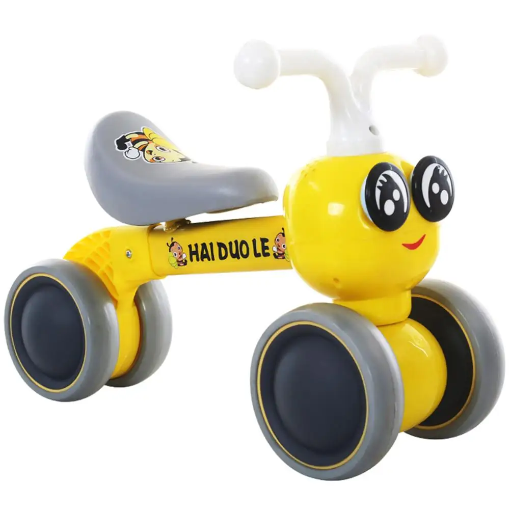 Детский балансировочный велосипед, Учитесь ходить, получайте ощущение баланса, без педалей, игрушки для детей, малышей, От 1 до 5 лет, экологическое здоровье - Цвет: Yellow Upgrade