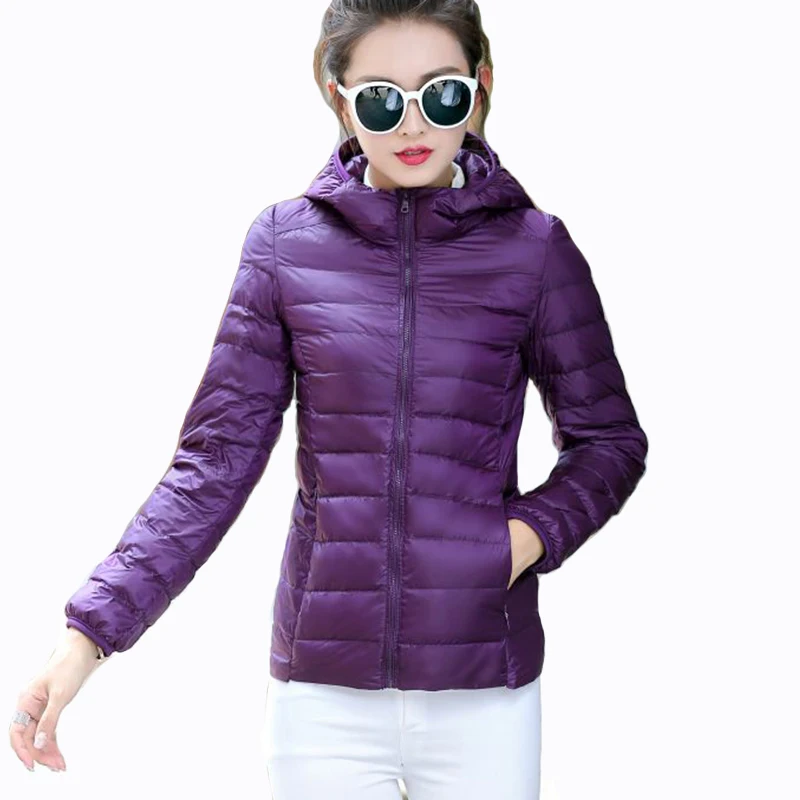

Autumn Spring Women Jackets Plus 5XL 6XL Ladies Slim Hooded Overcoat Long Sleeve Lightweight Ultra-thin Short Style Female Coats