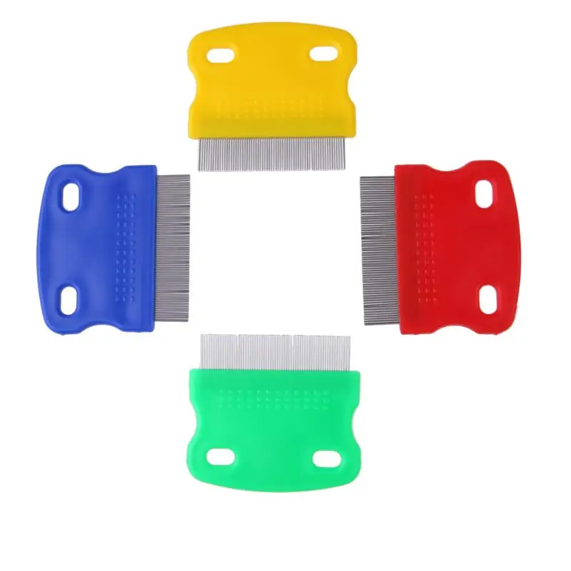 Противоблошиный гребень для животных сталь булавки кисточки для собак кошка котенок волос триммер Уход за лошадьми инструмент
