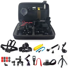 SHOOT Action Camera Accessories head chest strap tripod mount for GoPro Hero 5 4 3 SJCAM SJ4000 Xiaomi Yi 4K h9 Action Camera