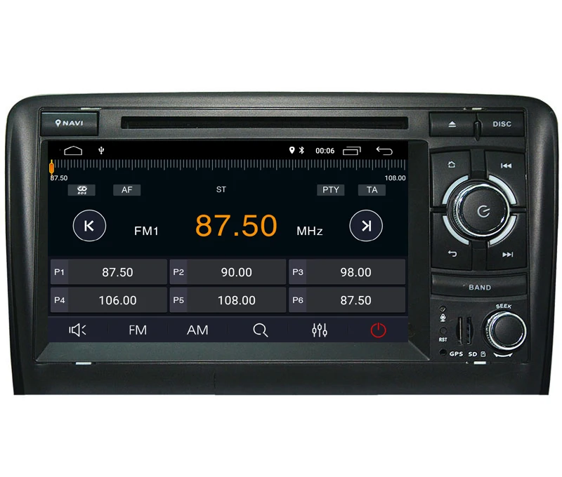 2 Din Android 9.0 Quad Core Car DVD GPS Player For AUDI A3 S3 RS3 Navigation Head Unit GPS Stereo Auto Radio WIFI/4G CANBUS DAB+