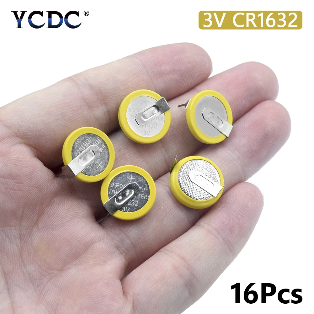 Battery CR1632 3V 2 Tabs Coin Cell For Main Board Toy Electronic Scale
