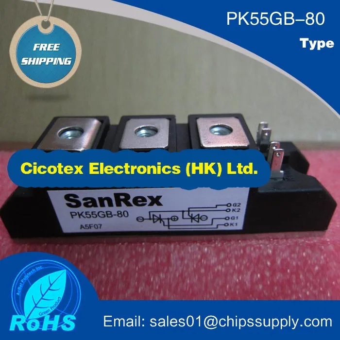 

PK55GB-80 IGBT THYRISTOR MODULE PK55GB/80 PK55GB80