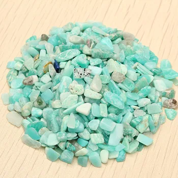 

Garden Patio Natural Blue-green Amazonite Stone 50g 4-6mm Crystal Rough Rock Mineral Specimen Stones Decoration Ornament