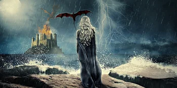 

Game Of Thrones Daenerys Printing Microfiber Beach Towel For Adult serviette de plage toalha Sport Drying Travel Bath Towels