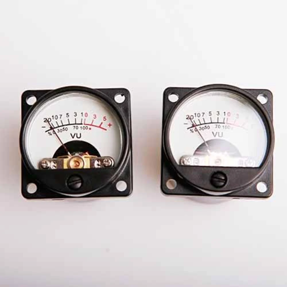 

2* 500 Panel VU Meter test w/Warm Back Light Recording&audio Level Amp 630