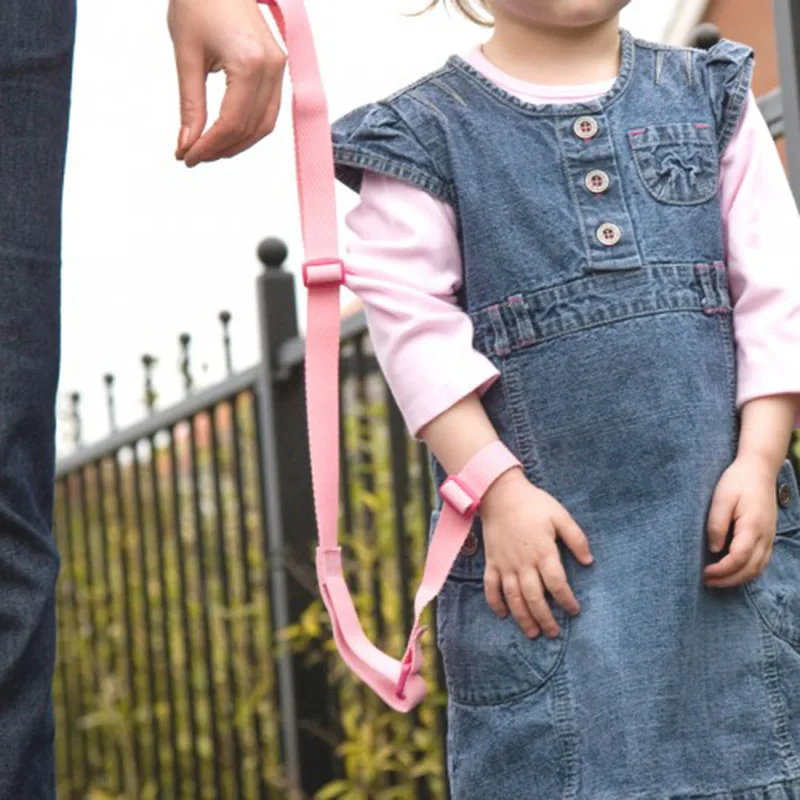 Baby Kids Anti lost Rope Tow Rope Wrist Link Strap Band Walking Safety Keeper