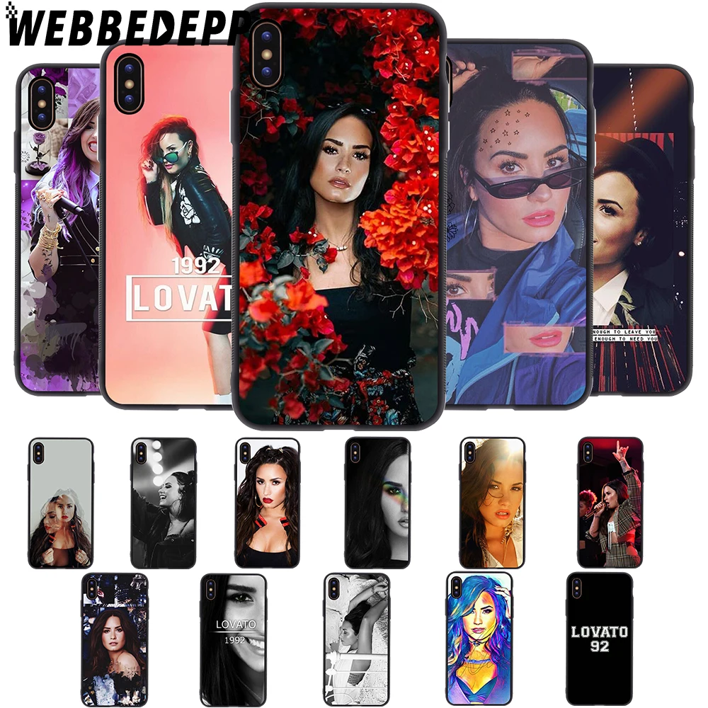 

WEBBEDEPP Demi Lovato Soft Case for iPhone 5 5S 6 6S 7 8 Plus X XS 11 Pro MAX XR Cover