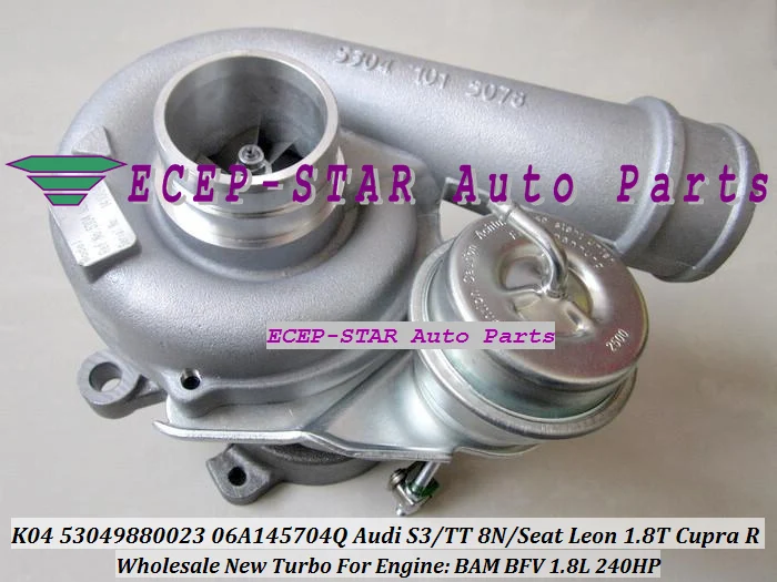 K04 53049880023 53049700023 06A145704Q TURBO Turbocharger For Audi S3 TT 8N Seat Leon 1.8T Cupra R BAM BFV 1.8L 240HP (4)