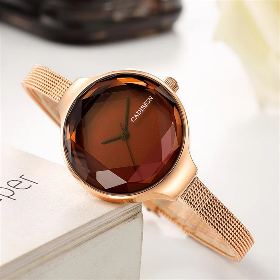

Ulysse Women Quartz Watch Waterproof 30m Fashion Casual Watch Female Quartz Gold Ladies student Watch Crystal For Women Clock