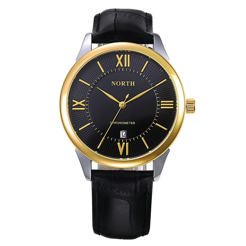 NORTH Mens Rubber Band Watches Watch Military Quartz Sport Wrist watch Hot Sale Relogio special design Watch Relojes montre