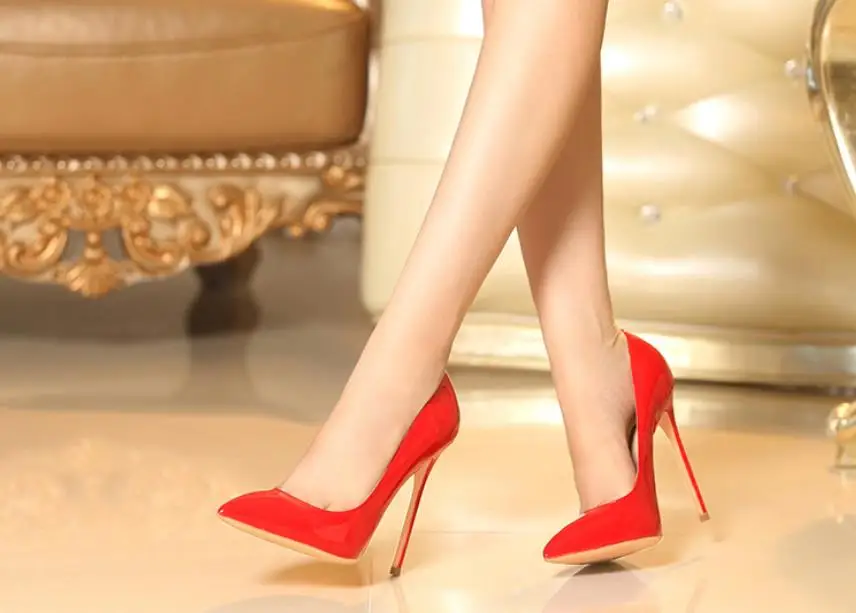 

Spring and summer new fashion 12CM tip with a wide range of shallow heels