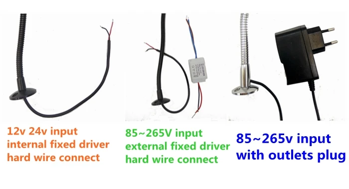 110 V/220 V/12 V/24 V Гибкая труба Led токарная лампочка для машинки