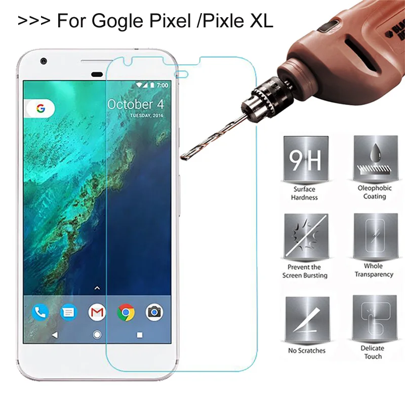 

2.5D 9H Premium Tempered Glass for Google Pixel 5.0" Screen Protector Toughened Protective Film For Google Pixel XL 5.5"