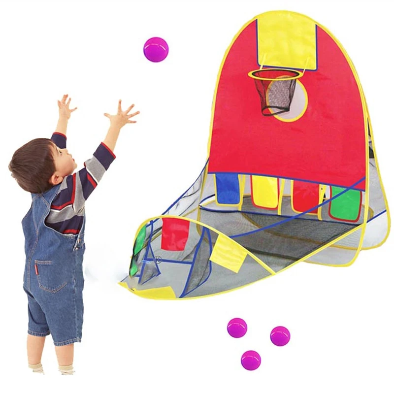 

Children Toy Tent Play House Basketball Basket Tent Ocean Ball Pool Outdoor Indoors Sport Kids Toys Beach Lawn Play Tent
