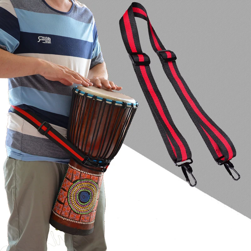 

MoonEmbassy Djembe Strap Polyester Cotton Adjustable Snare Drum Straps Accessories