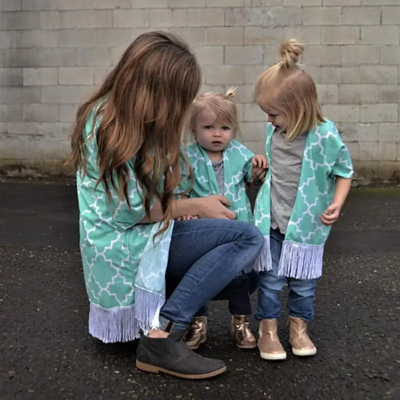 Buy Mother&Daughter Cardigan Tops Casual Women Summer