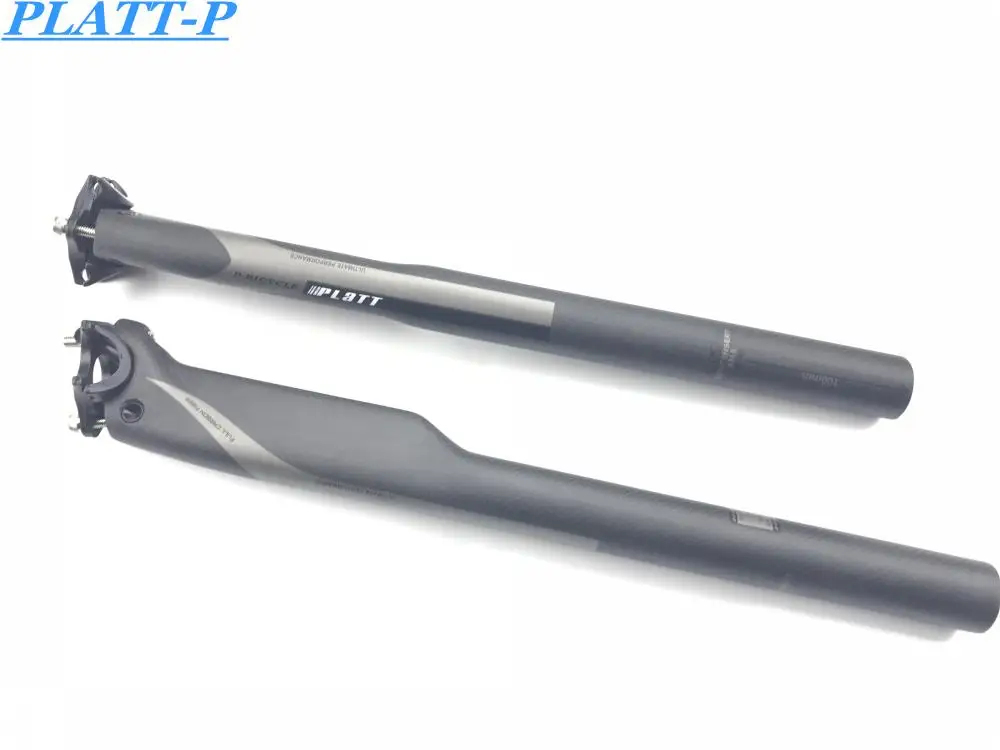 News PLATT Full Carbon Road Bike Seatpost MTB Bike Carbon Seatpost
