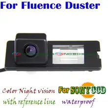 Cable wireless CCD Cámara de Visión Trasera para sony HD Renault Fluence Duster Megane Latitud 2011-2013 Que Invierte el Estacionamiento