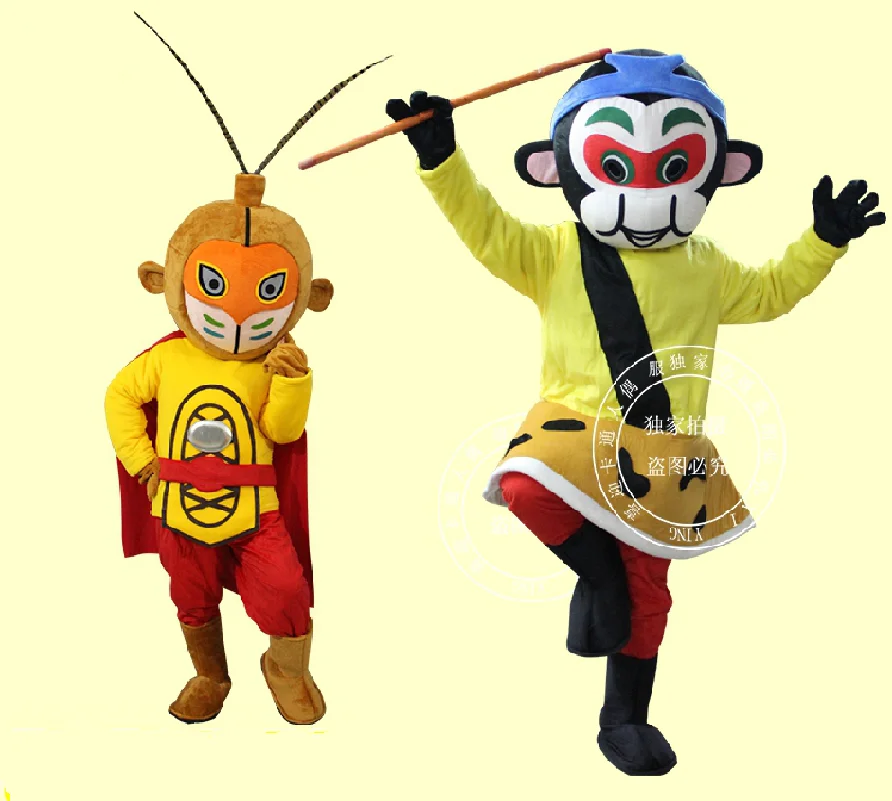 Monkey King Journey To The West Mascot Costume Sun Wukong Mascot Costume Adult Size Cartoon Character Monkey Mascotte Costum Mascot Aliexpress